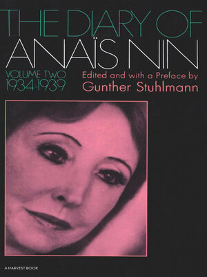 cover image of The Diary of Anaïs Nin, 1934–1939
